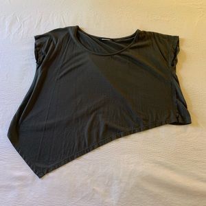 Asymmetrical crop top